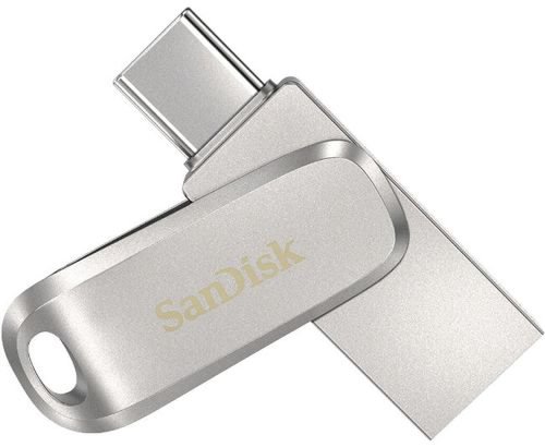 Stick usb sandisk ultra dual drive luxe sdddc4-064g-g46, 64gb, usb 3.1/usb type-c (argintiu)
