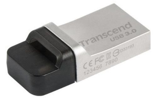 Stick usb transcend jetflash 880, 16gb, usb 3.0 (argintiu)