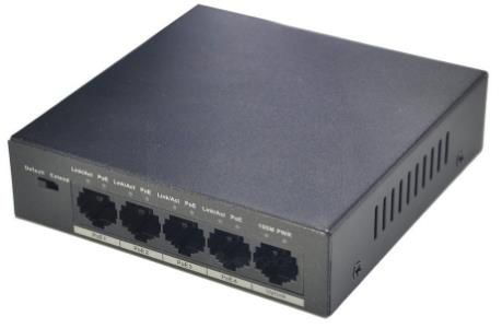 Switch dahua pfs4218-16et-190, gigabit, 4 porturi (negru)