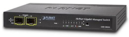 Switch planet gsd-1002m, gigabit, 8 porturi, 2 x sfp