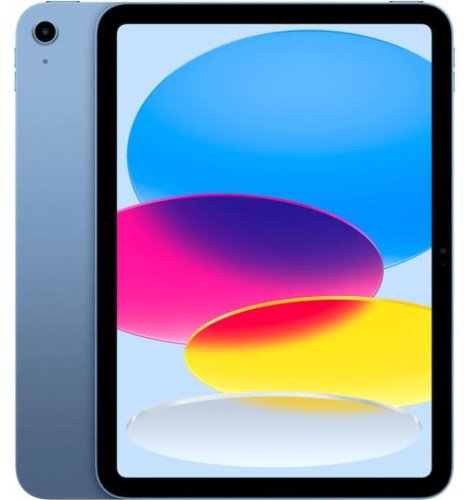 Tableta apple ipad 10 (2022), procesor a14 bionic hexa-core, ips led capacitive touchscreen 10.9inch, 64gb flash, camera 12mp, wi-fi, bluetooth, ipados (albastru)