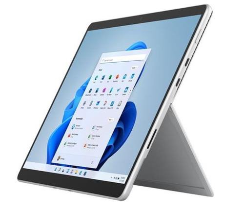 Tableta microsoft surface pro 8, procesor intel® core™ i3-1115g4, pixelsense 13inch, 8gb ram, 128gb ssd, 8mp, wi-fi, bluetooth, windows 10 pro (argintiu)