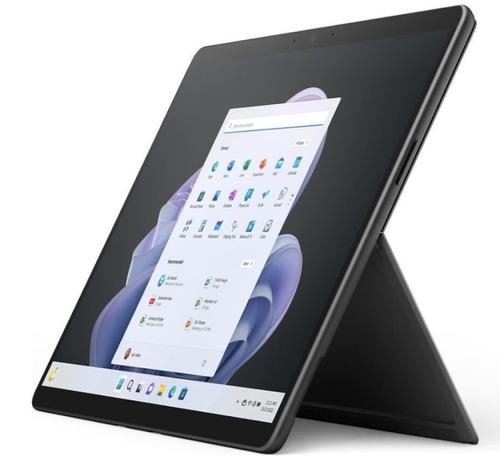 Tableta microsoft surface pro 9, procesor intel® core™ i5-1245u, multi-touch 13inch, 8gb ram, 256gb ssd, 10mp, wi-fi, bluetooth, windows 11 pro (negru)