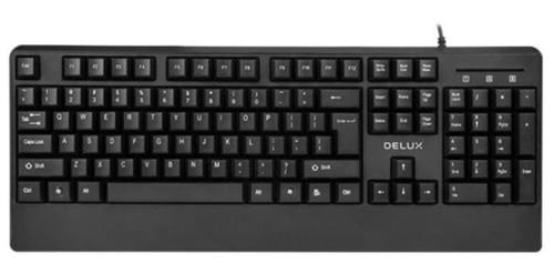 Tastatura delux k6700u-bk, usb (negru)