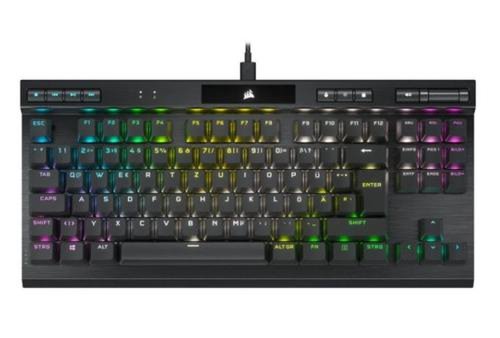 Tastatura gaming corsair k70 rgb tkl champion series, iluminare rgb, cablu detasabil usb-c (negru)