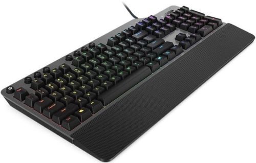 Tastatura gaming lenovo legion k500, mecanica, iluminata rgb, usb (negru)