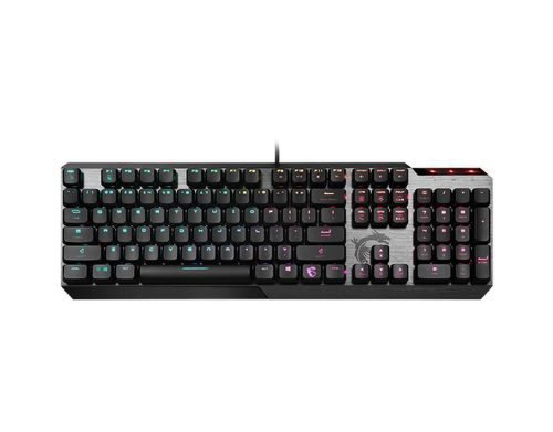 Tastatura gaming mecanica msi vigor gk50, iluminare rgb, us layout, usb (negru)