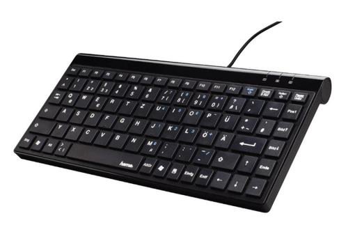 Tastatura hama slimline sl720, layout ro (negru)