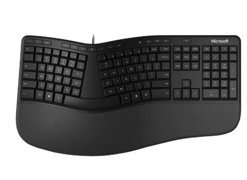 Tastatura microsoft lxm-00013, usb, ergonomica (negru)