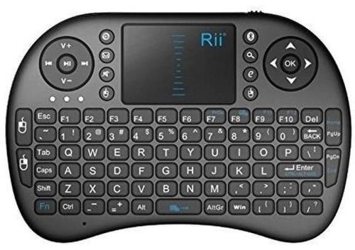 Tastatura mini rii rtmwk08pbt, bluetooth, pentru smart tv, pc 