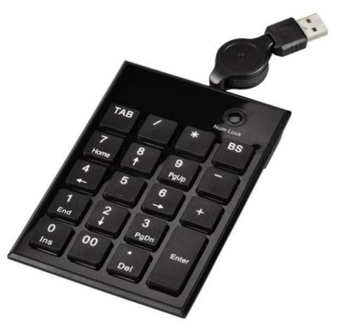 Tastatura numerica hama sk140, usb (negru)