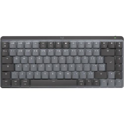 Tastatura wireless logitech mx mechanical mini for mac, bluetooth illuminated performance, us int (negru) 