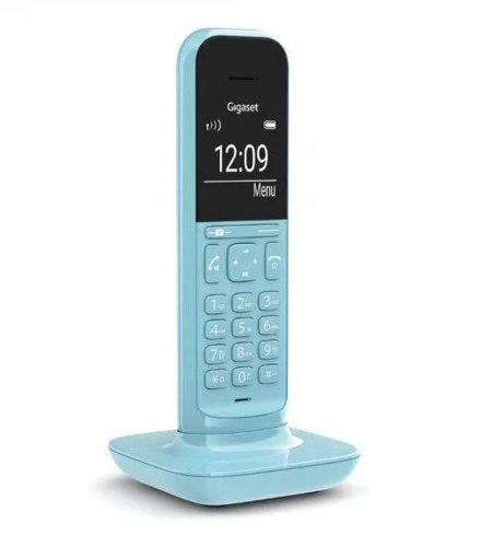 Telefon dect fara fir gigaset cl390, caller id, alarma (albastru)