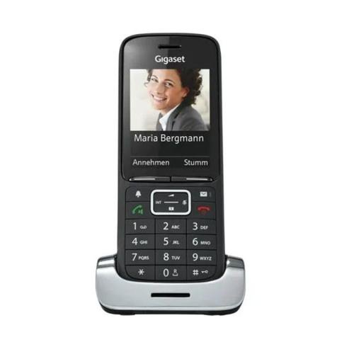 Telefon dect fara fir gigaset, sms, hands free (argintiu/negru)