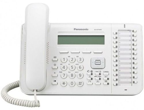 Telefon digital proprietar panasonic kx-dt543x (alb)
