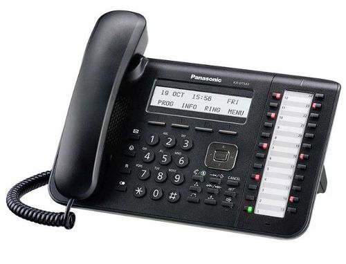 Telefon digital proprietar panasonic kx-dt543x-b (negru)