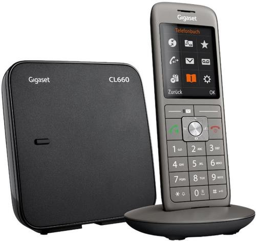 Telefon fara fir dect gigaset cl660, hands-free, baby monitor (negru)