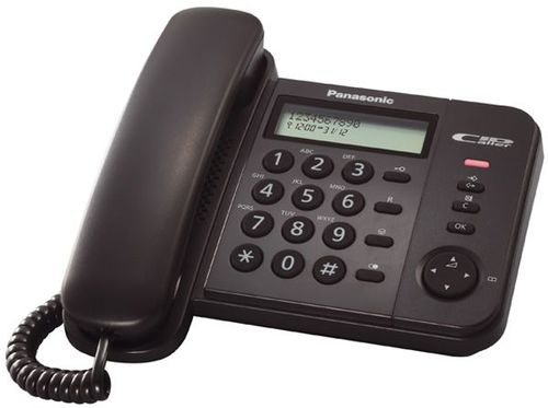 Telefon fix panasonic kx-ts560fxb (negru)