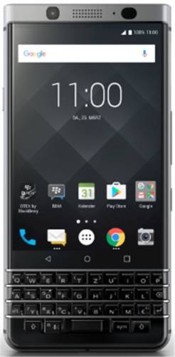 Telefon mobil blackberry keyone, procesor octa-core 2.0ghz, ips lcd capacitive touchscreen 4.5inch, 3gb ram, 32gb flash, 12mp, wi-fi, 4g, android (negru/argintiu)