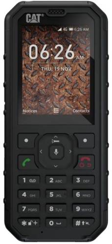 Telefon mobil cat b35, procesor dual-core 1.3ghz, ecran tft 2.4inch, 512 mb ram, 4gb flash, 2mp, wi-fi, 4g, dual sim + car charger (negru)