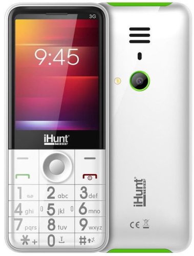 Telefon mobil ihunt i3 3g, 2.8-inch display, dualsim, 3g, radio fm, bluetooth, lanterna, baterie 1450mah, camera (alb)