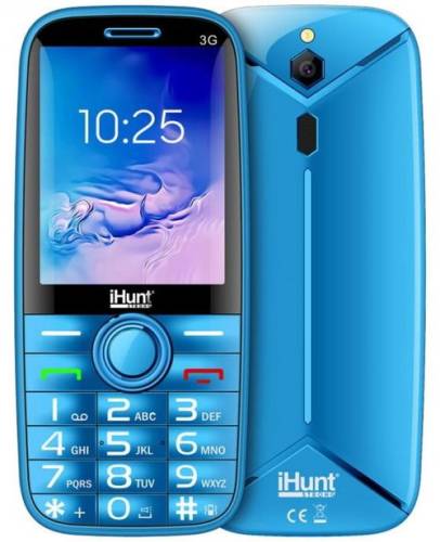 Telefon mobil ihunt i5 3g, 2.8-inch display, dualsim, 3g, radio fm, bluetooth, lanterna, baterie 1450mah, camera (albastru)
