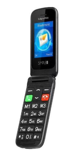 Telefon mobil kruger & matz simple 930, dual sim, 2g (negru)