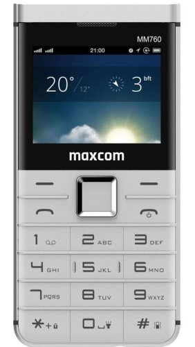 Telefon mobil maxcom comfort mm760, dual sim (alb)