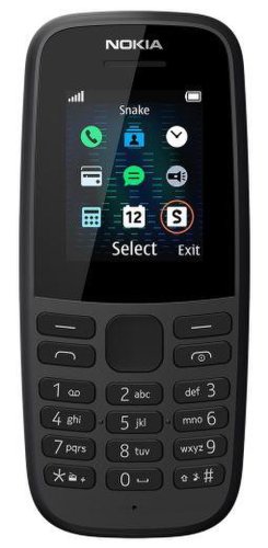 Telefon mobil nokia 105 (2019), single sim (negru)