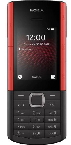 Telefon mobil nokia 5710 xpressaudio, dual sim, 4g (negru/rosu)