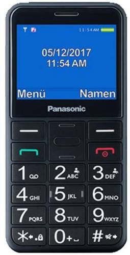 Telefon mobil panasonic kx-tu150exb, ecran 2.4inch (negru)