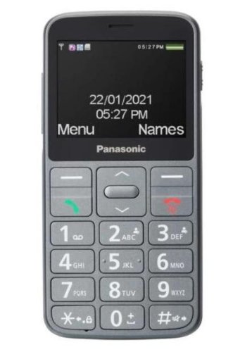 Telefon mobil panasonic kx-tu160exg, ecran 2.4inch, single sim (gri)