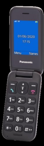 Telefon mobil panasonic kx-tu400, ecran 2.4inch, single sim, buton sos, ro-alert (rosu)