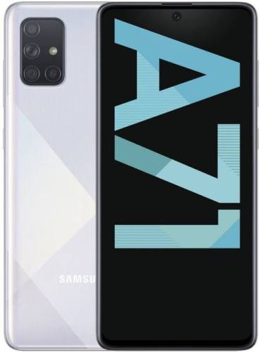 Telefon mobil samsung galaxy a71, super amoled touchscreen 6.7inch, 6gb ram, 128gb flash, camera quad 64+12+5+5mp, 4g, wi-fi, dual sim, android (argintiu)