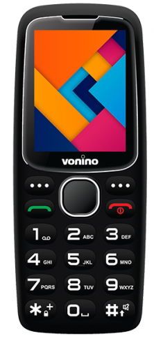 Telefon mobil vonino nono s, lcd 2.4inch, vga, 2g, dual sim (negru)
