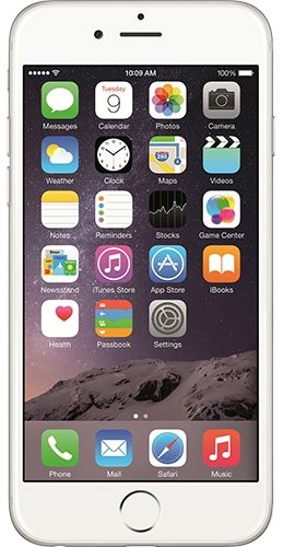 Telefon refurbished apple iphone 6, procesor apple a8 dual core 1.4 ghz, ips led-backlit widescreen multi‑touch 4.7inch, 1gb ram, 16gb flash, 8mp, wi-fi, 4g, ios 8 (argintiu)