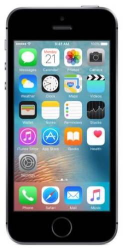 Telefon refurbished apple iphone se, procesor dual core 1.84 ghz, led-backlit ips lcd capacitive touchscreen 4inch, 2gb ram, 32gb flash, 12mp, wi-fi, ios (space grey)