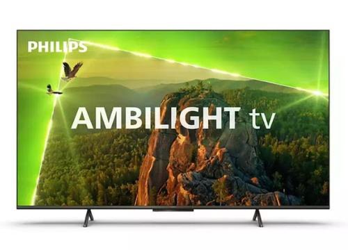 Televizor led philips 109 cm (43inch) 43pus8118/12, ultra hd 4k, smart tv, ambilight pe 3 laturi, wifi, ci+