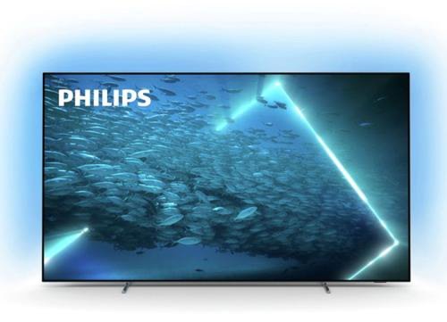 Televizor oled philips 139 cm (55inch) 55oled707/12, ultra hd 4k, smart tv, ambilight, wifi, ci+