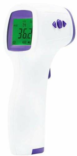 Termometru infrarosu iuni t1, scanner pentru frunte (alb)