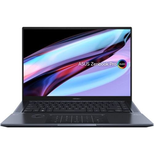 Ultrabook asus zenbook pro 16x oled ux7602bz (procesor intel® core™ i9-13905h (24m cache, up to 5.40 ghz) 16inch 3.2k touch, 32gb, 2tb ssd, nvidia geforce rtx 4080 @12gb, win11 pro, negru)