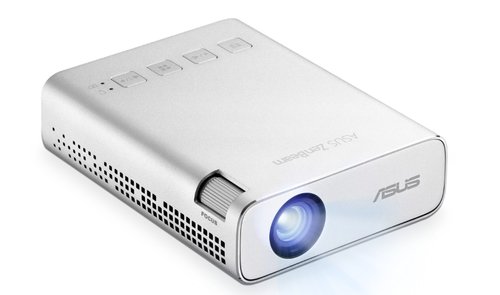 Videoproiector portabil asus zenbeam e1r, wvga (854x480), hdmi, 200 lumeni, difuzor 2w (argintiu)