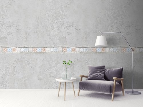 Tapet designer sicilian avenue (tile concrete) - feathr 