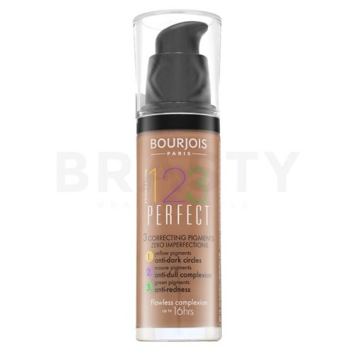 Bourjois 123 perfect foundation 57 light tan fond de ten lichid împotriva imperfecțiunilor pielii 30 ml