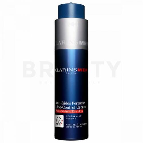 Clarins men line-control cream dry skin cremă cu efect de lifting și întărire pentru bărbati 50 ml