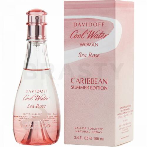 Davidoff cool water woman sea rose caribbean summer edition eau de toilette pentru femei 100 ml