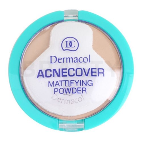 Dermacol acnecover mattifying powder no.04 honey pudră pentru piele problematică 11 g