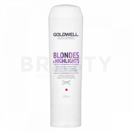Goldwell dualsenses blondes   highlights anti-yellow conditioner balsam pentru păr blond 200 ml
