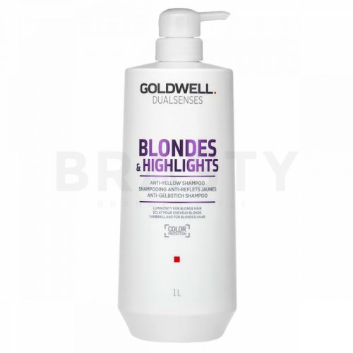 Goldwell dualsenses blondes   highlights anti-yellow shampoo sampon pentru păr blond 1000 ml