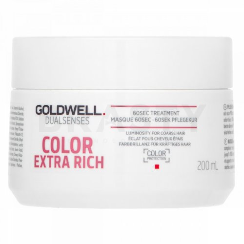 Goldwell dualsenses color extra rich 60sec treatment masca pentru păr vopsit 200 ml